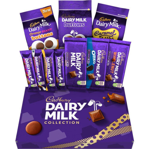 3 X Boxes Cadbury Dairy Milk Collection, Hamper Gift, Includes 10 Assorted Chocolate Bars and Bags, Perfect for Gifting, BBE 17/05/25 RRP £44.99 Sale price £17.99