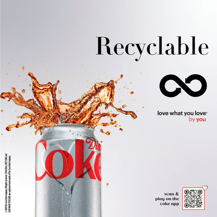 24 X 330ml Diet Coke Can Box. (Pack of 24) BBE 31-10-25 RRP £14.99 Sale Price £6