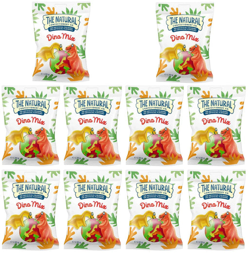 10 X 130g The Natural Confectionery Dino Mix  BBE 10-05-25 RRP £16.99 Sale Price £7.49