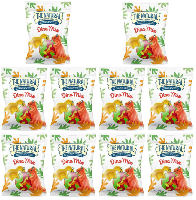10 X 130g The Natural Confectionery Dino Mix  BBE 10-05-25 RRP £16.99 Sale Price £7.49