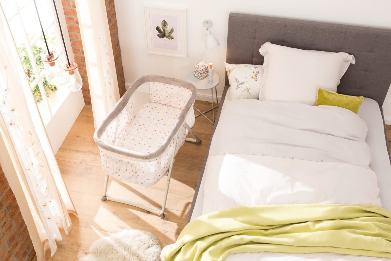 Hauck Dreamer Rocking Crib Cot Bed Travel cot New born to 6 month