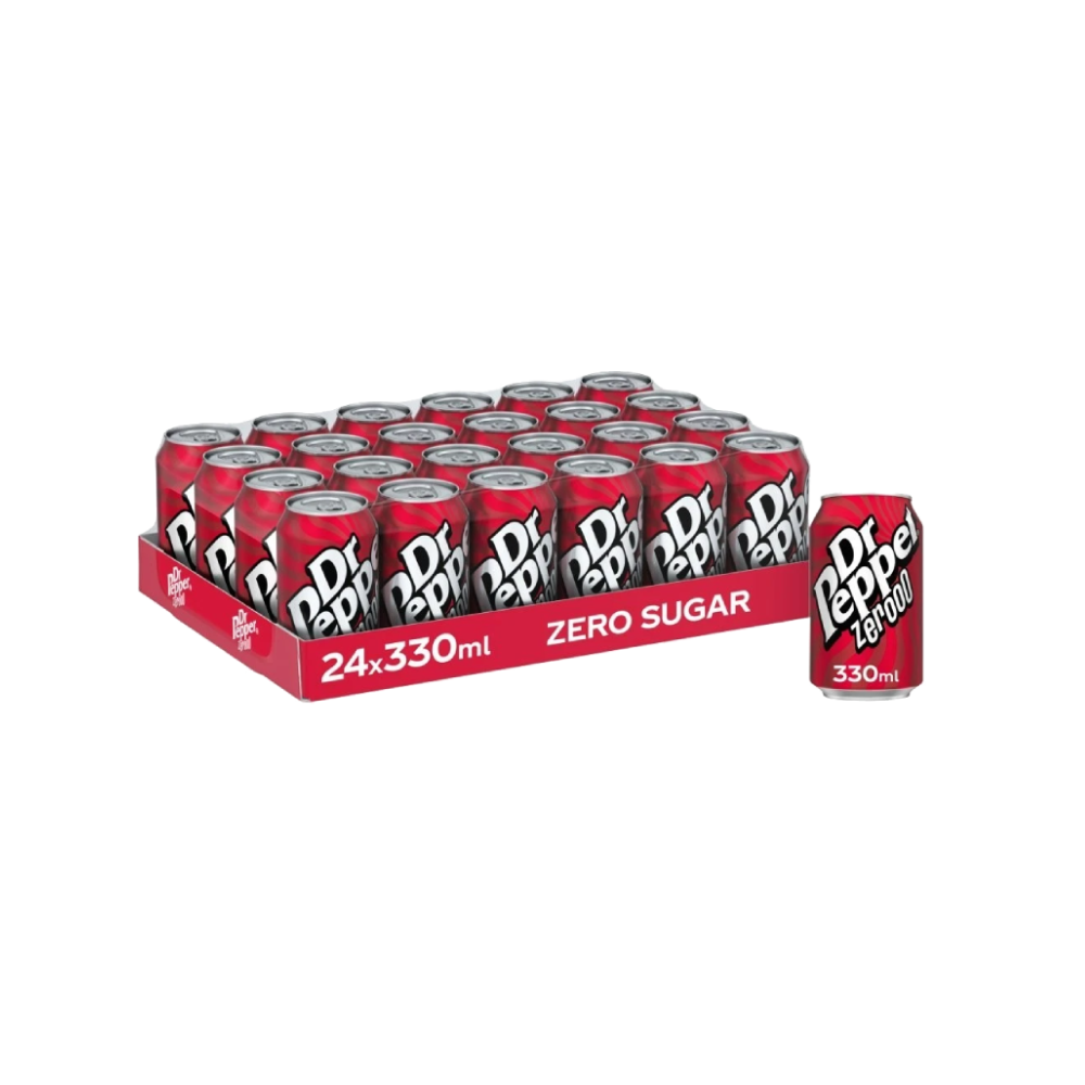 Dr Pepper Zero Sugar (24x330ml)