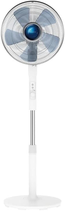 Rowenta Turbo Silence Extreme+ VU5840, 16 Inch Oscillating Stand Fan for Home and Office, Adjustable Height, 4 Speed Settings, 38dBA, White RRP £149 Sale Price £99