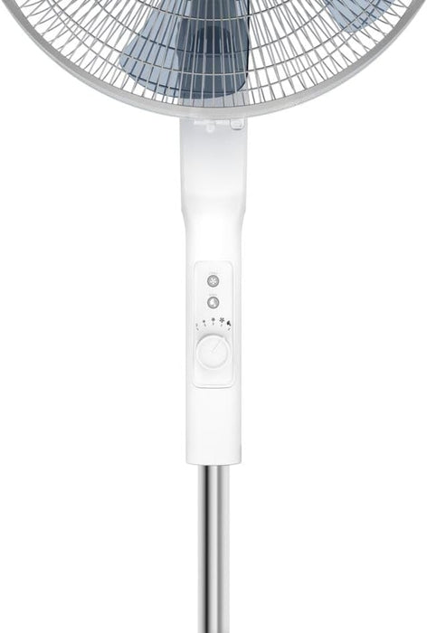 Rowenta Turbo Silence Extreme+ VU5840, 16 Inch Oscillating Stand Fan for Home and Office, Adjustable Height, 4 Speed Settings, 38dBA, White RRP £149 Sale Price £99