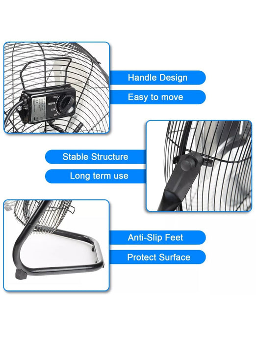 Daewoo 20-Inch High Velocity Adjustable  Floor Fan  RRP £49.99 Sale Price £29.99