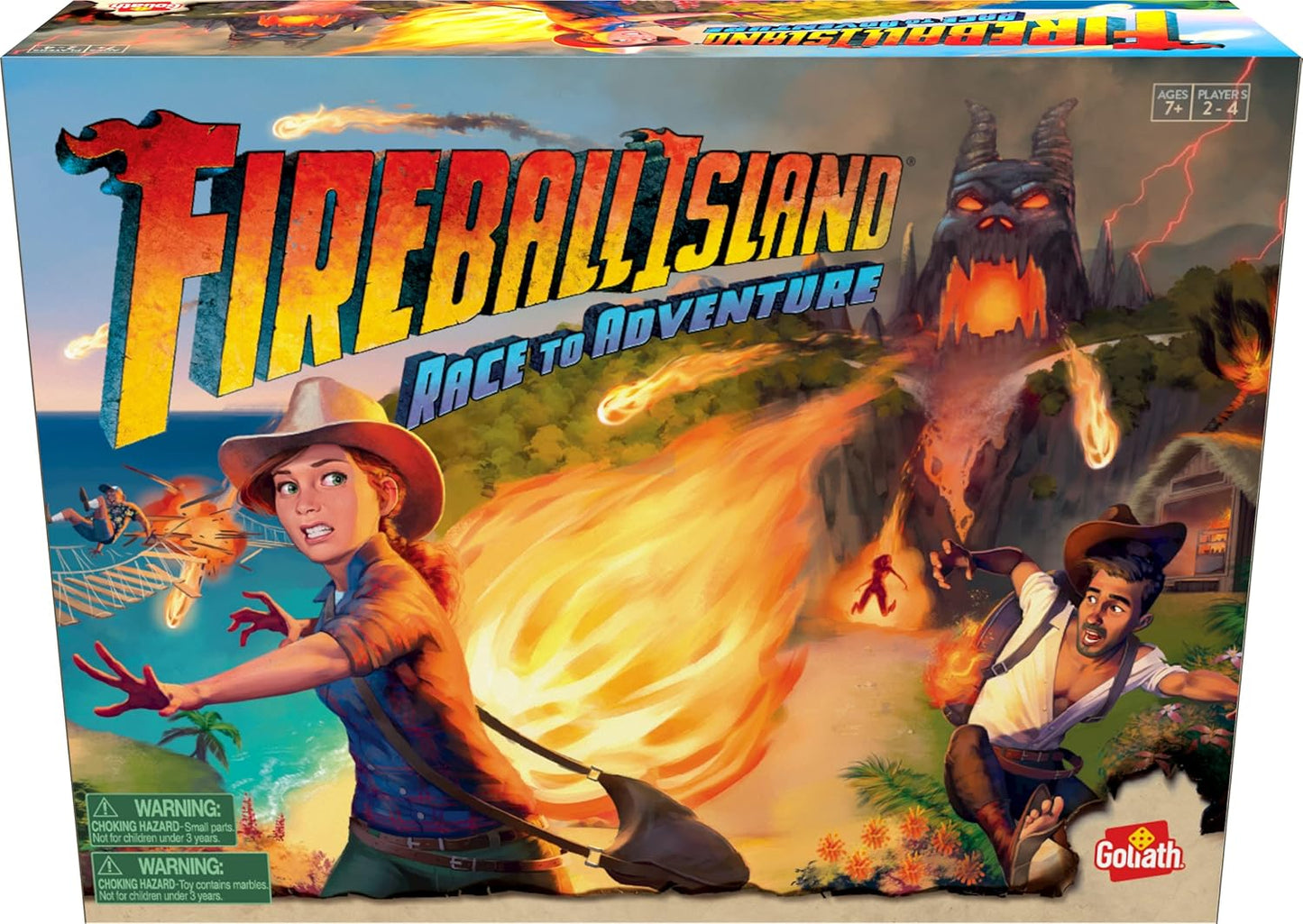 Goliath Games Fireball Island Family Games, For ages 7+, For 2-4 players