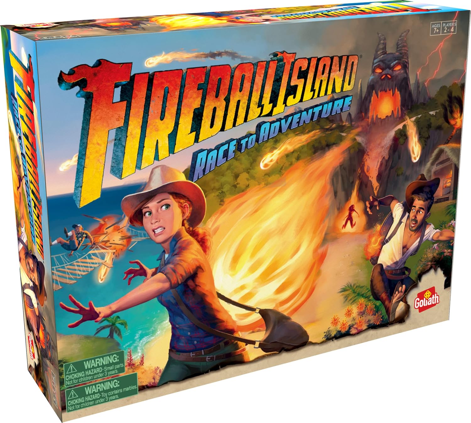 Goliath Games Fireball Island Family Games, For ages 7+, For 2-4 players