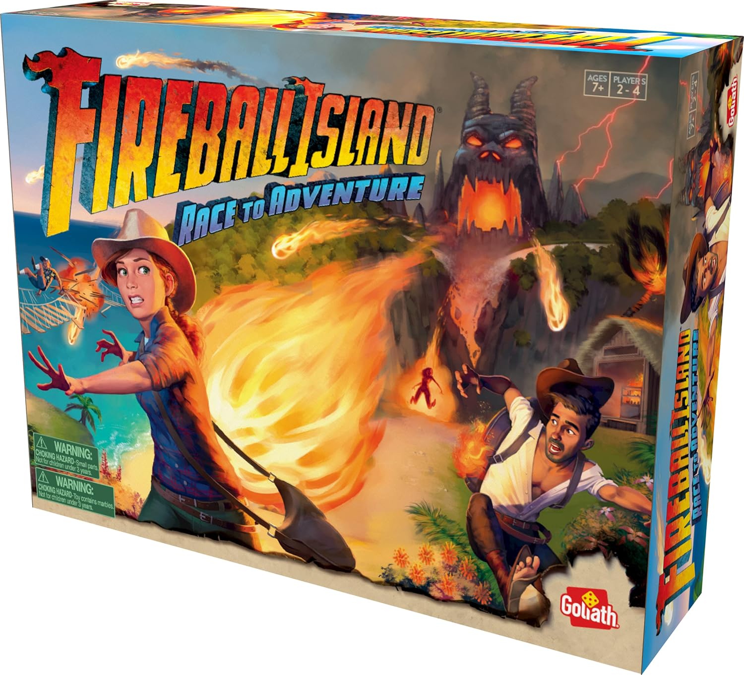 Goliath Games Fireball Island Family Games, For ages 7+, For 2-4 players