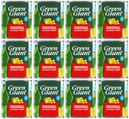 12 X 340g Green Giant Original Sweetcorn BBE 07-2027 RRP £19.99 Sale Price £9.99