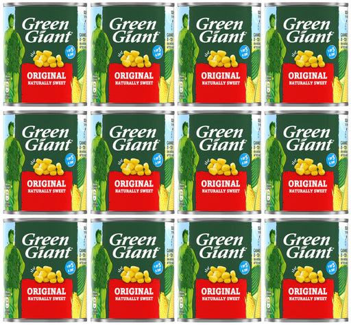 12 X 340g Green Giant Original Sweetcorn BBE 07-2027 RRP £19.99 Sale Price £12.99