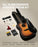 Donner Acoustic Guitar Full Size Guitar 4/4 Dreadnought 41 inch Guitar Kit for Beginner. Model EC1019 RRP £118 Sale Price £59.99