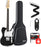 Donner Electric Guitar Kits TC Guitar Full-Size 39 Inch with Dual-purpose Bag, Strap, Cable (Black) Model EC1401 RRP £97 Sale price