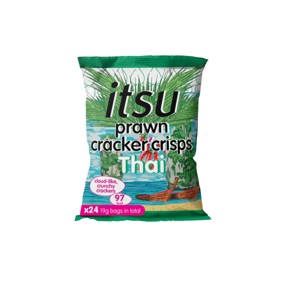 itsu Prawn Cracker Crisps - Thai Sweet Chilli (24x19g)