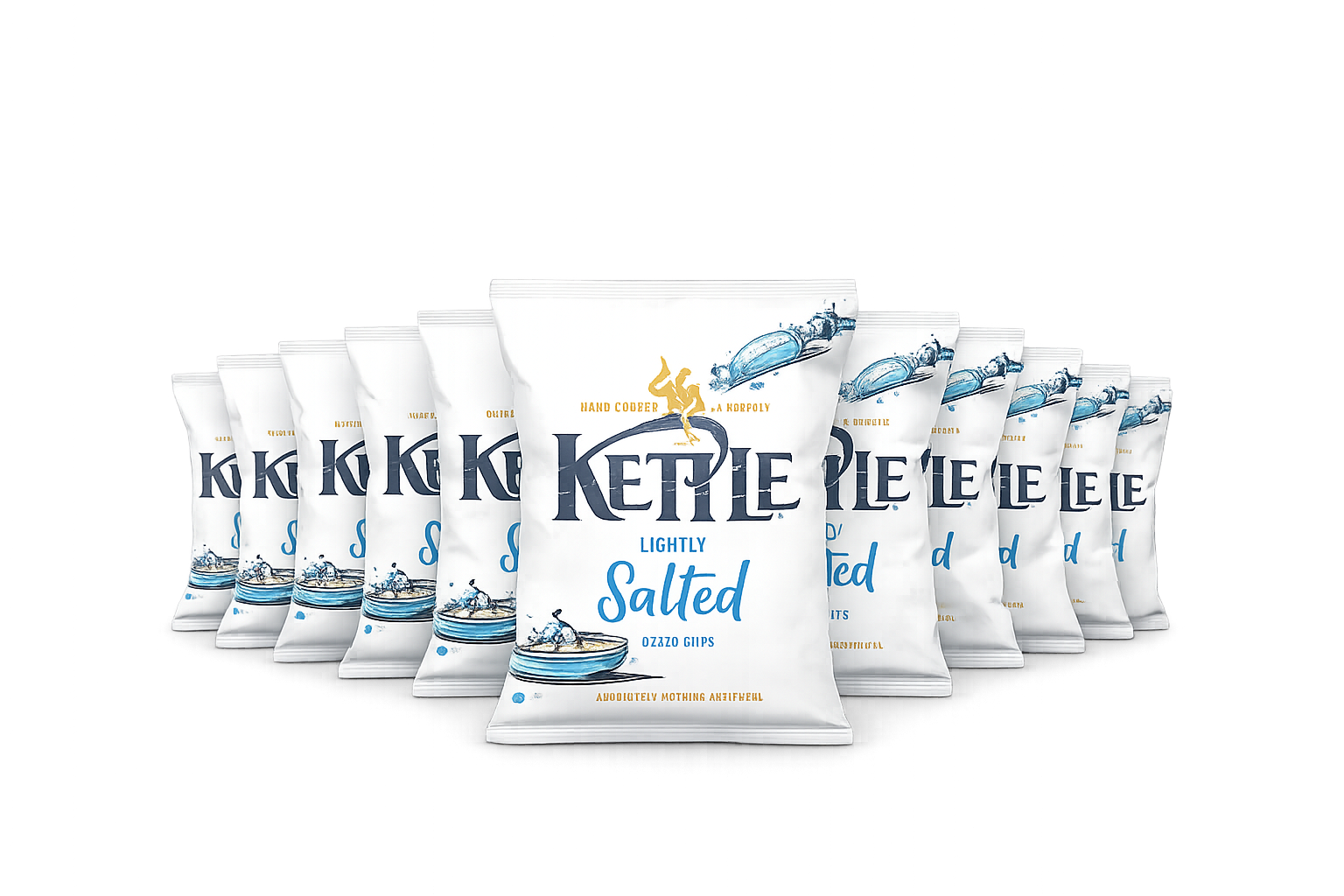 Kettle Lightly Salted Potato Chips (10x130g)