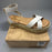 Office Ladies White Leather Ankle Strap Flatform Comfy Smart Sandals Summer Holiday Shoes Slippers RRP £49.99