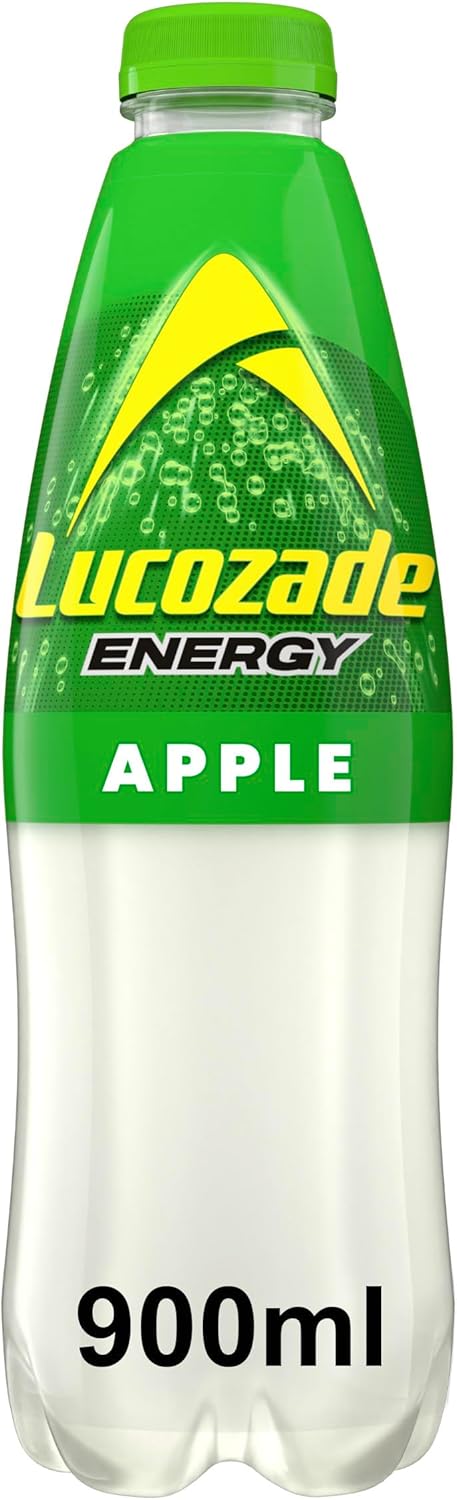 12 X 900ml Lucozade Energy Drink Apple Blast BBE April25 RRP £23.99 Sale Price £7.99