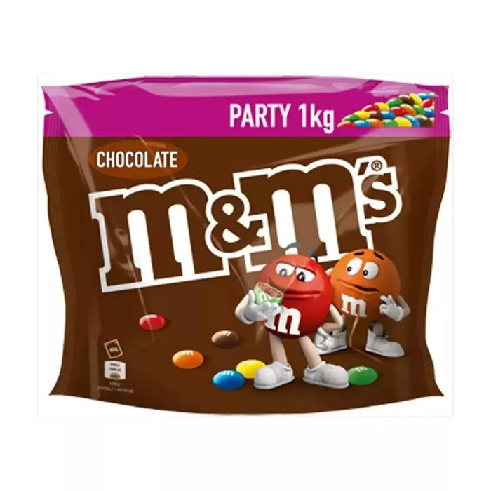 1KG M&M's Chocolate Party Bulk Bag BBE 10/2025 Chocolate Snack Confectionary RRP £9.99 Sale Price £4.99