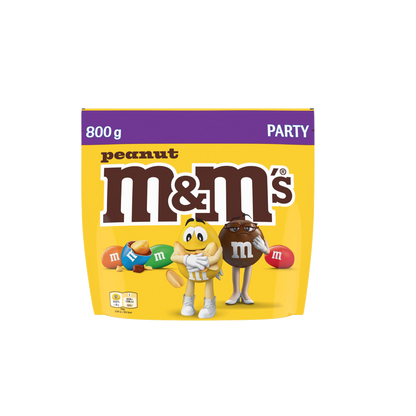 M&M'S Peanut & Milk Chocolate Party Bag (800g)