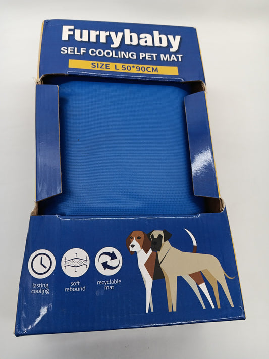 Pet Cooling Mat L 50* 90cm, Durable Non-Toxic Gel Lagre Cool Mat for Dogs, Durable Grip, Convenient to Carry, No Water or Electricity Require, Must-Have for Hot Summer to Keep Pets Cool