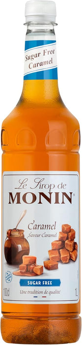 2 X 1L MONIN Premium Caramel Sugar Free Syrup for Coffee and Cocktails. Vegan-Friendly, Allergen-Free, 100 Percent Natural Flavours and Colourings. Sugar-Free Coffee Syrup  BBE 12-25 RRP £19.99 Sale price £12.99