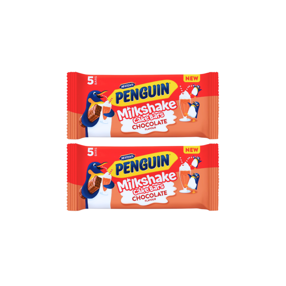 McVitie's Penguin Chocolate Milkshake Cake Bar (2X5bars)