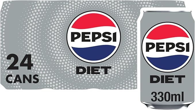 24 X 330ml Pepsi Diet Cola Cans in just £7.49 BBE Jun 25