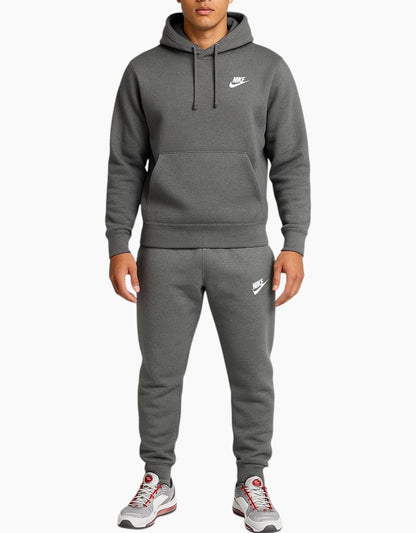 Nike Club Mens Fleece Tracksuits Hoodie Joggers Set
