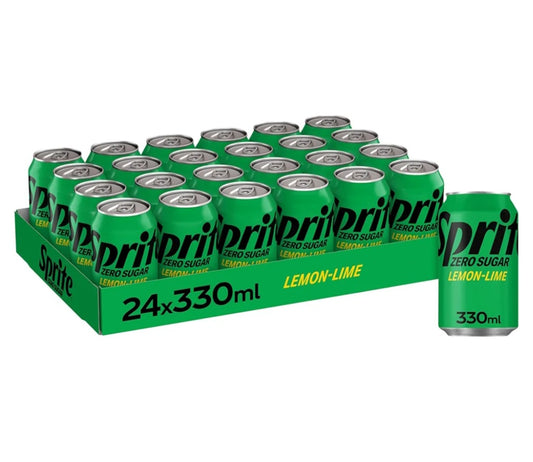 24 x 330ml Sprite No Sugar Cans
BBE Aug 25. RRP £19.99 Sale price £5.99