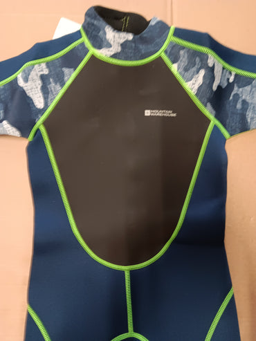 Kids Shorty 2.5/2mm Mountain Warehouse Wetsuit.