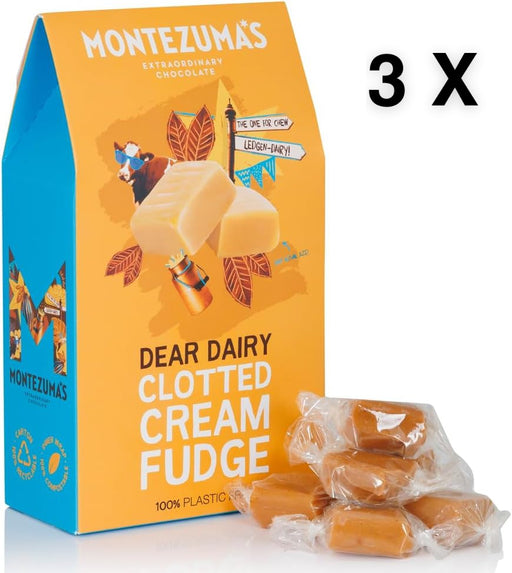 3 X 150G Montezuma's Dear Dairy Clotted Cream Fudge Carton BBE NOV25 RRP £14.99 Sale price £4.99