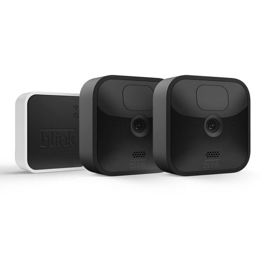 Blink Outdoor with two-year battery life | Wireless HD smart security camera, motion detection, Alexa enabled | 2-Camera System with Sync Module