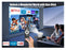 Alwtniet L018 NTV Smart Projector, 1080P Native 400 ANSI Auto Focus Auto Keystone Mini Portable Projector with Apps Built-in, ChatGPT Voice Remote Android Home Video Projector