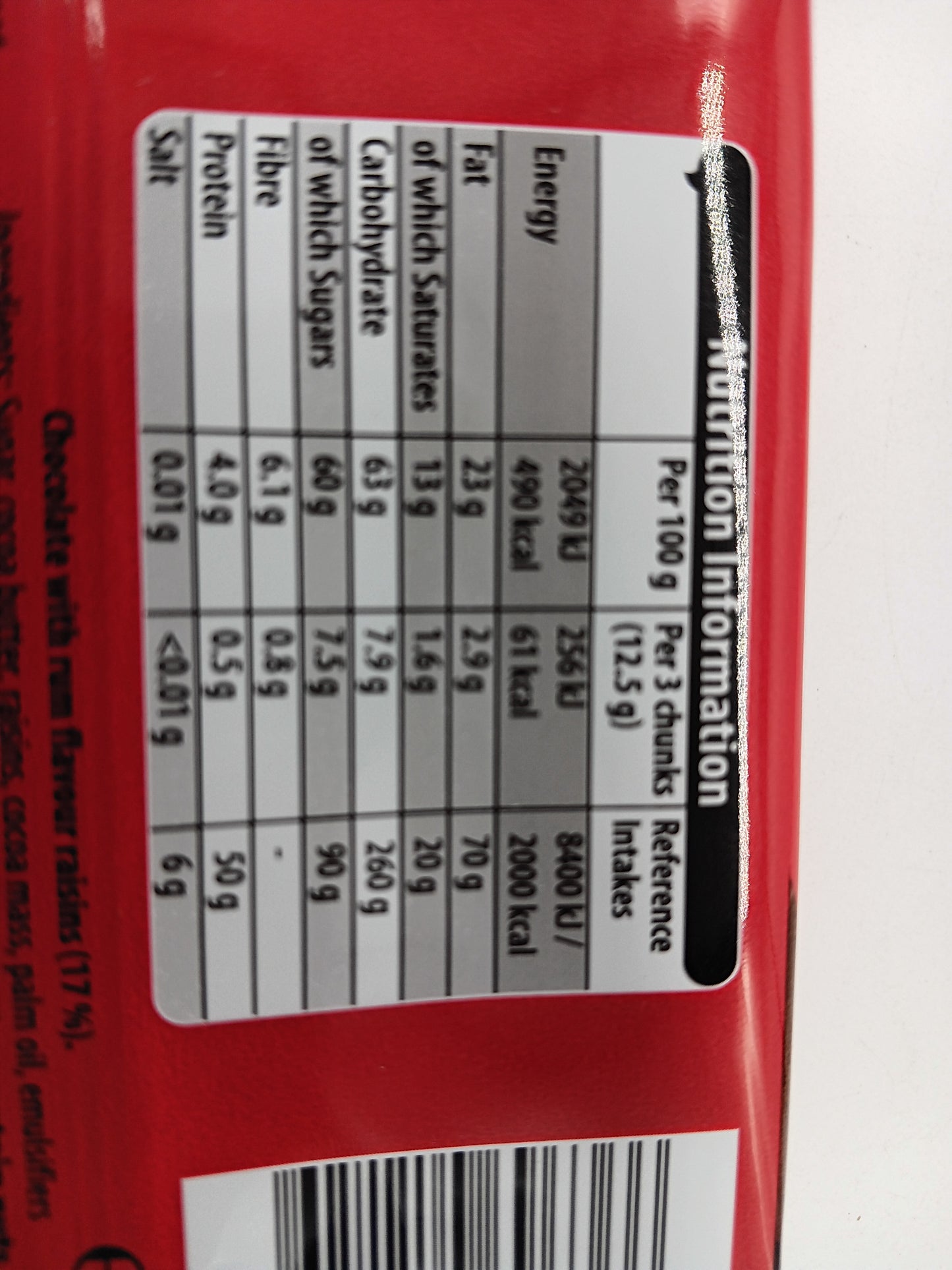 7 X 100g Bournville Old Jamaica Chocolate Bar for just £2.99