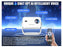 Alwtniet L018 NTV Smart Projector, 1080P Native 400 ANSI Auto Focus Auto Keystone Mini Portable Projector with Apps Built-in, ChatGPT Voice Remote Android Home Video Projector