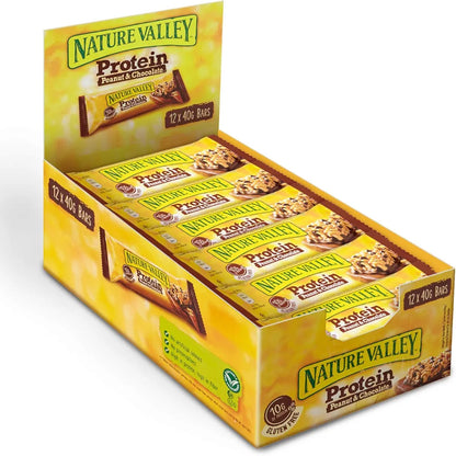 Nature Valley Protein Peanut & Chocolate Cereal Bars (12x40g)