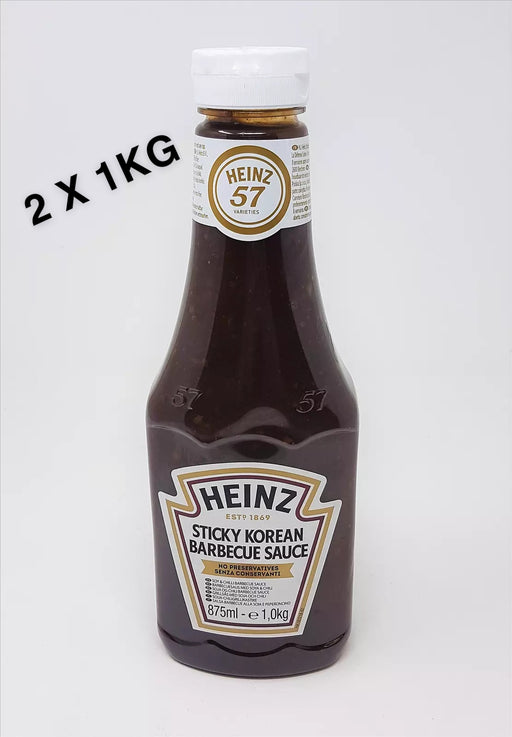 2 X 1kg Heinz Sticky Korean Barbacue Sauce BBE 05-25 RRP £19.99 Sale price £9.99