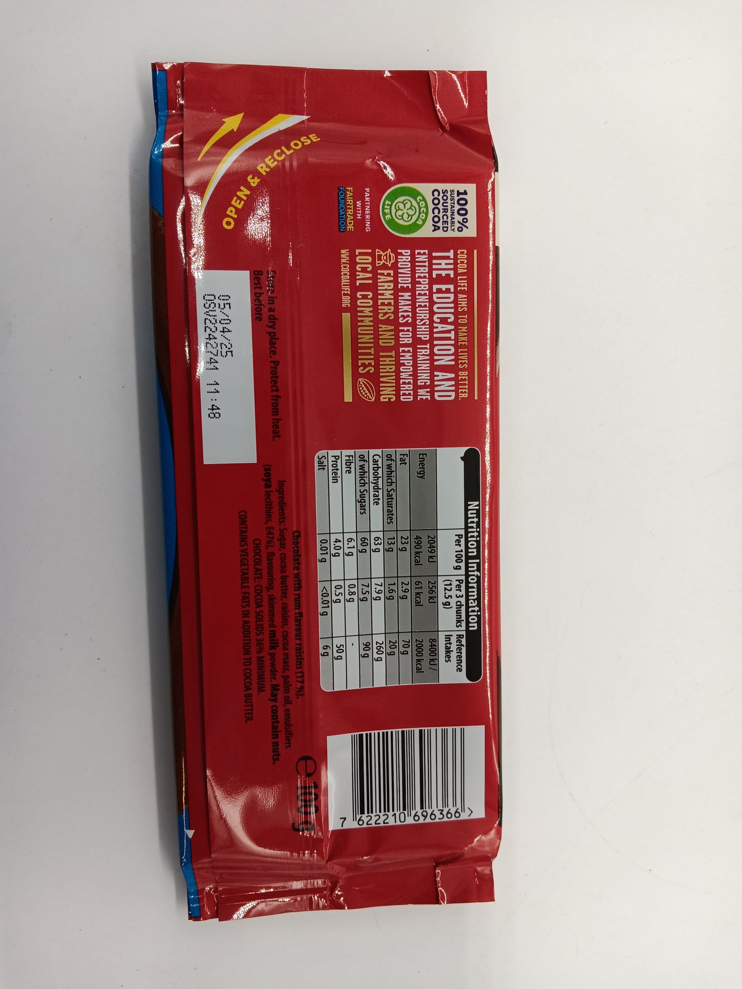 7 X 100g Bournville Old Jamaica Chocolate Bar for just £2.99