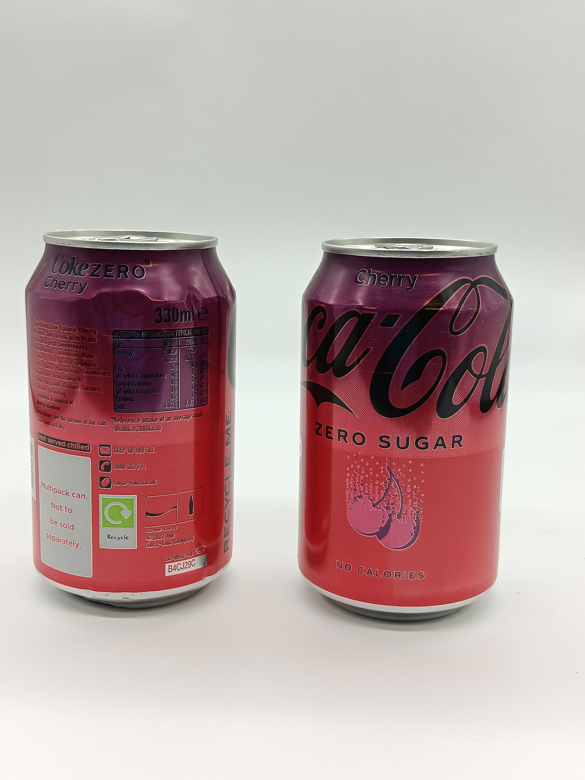 24 X 330ml  Coca-Cola Zero Sugar Cherry rrp £14.99 sale price £5.99 BBE 30-11-2025