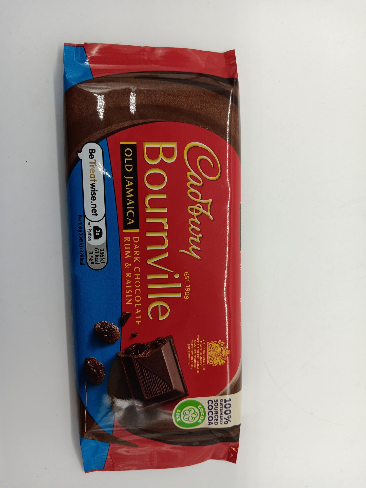 7 X 100g Bournville Old Jamaica Chocolate Bar for just £2.99