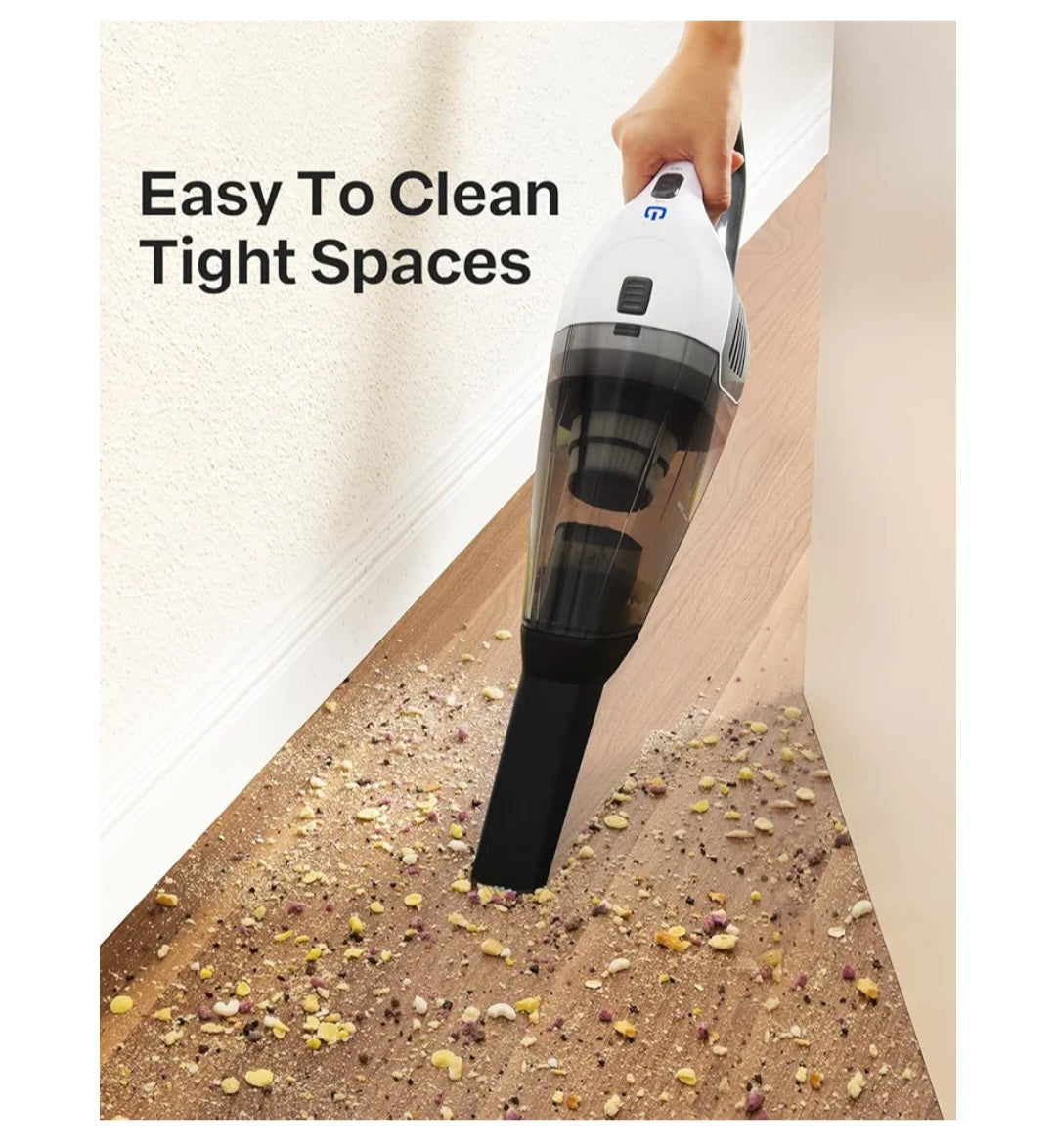 Handheld Vacuum Cleaner, Powerful Suction Portable Lightweight Hand Held Vacum Cordless with 25-30Mins Long Runtime Rechargeable Battery Quick Charge for Home Car Carpet Stairs Pet Hair Cleaning