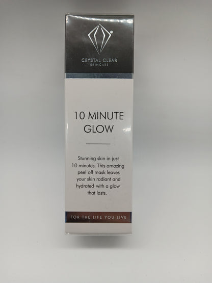 10 Minute Glow Crystal Clear Skincare  Peel off Face Mask 100ml