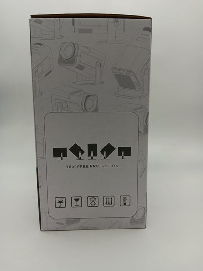 Magcubic Mini Projector with Wifi and Bluetooth, Portable Smart 1080P Projector with 4K Support, Auto Keystone, Voice Control, Built-in Apps HY320 NTV (White)