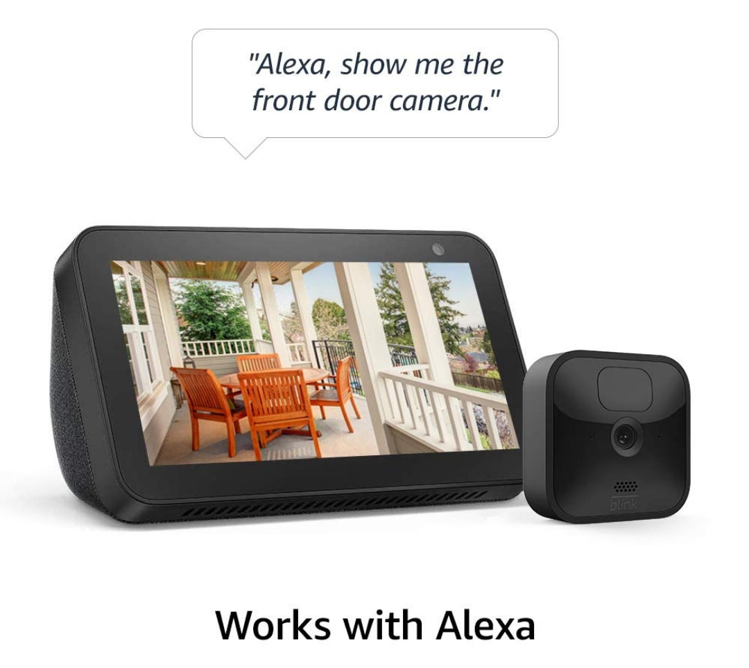 Blink Outdoor with two-year battery life | Wireless HD smart security camera, motion detection, Alexa enabled | 2-Camera System with Sync Module