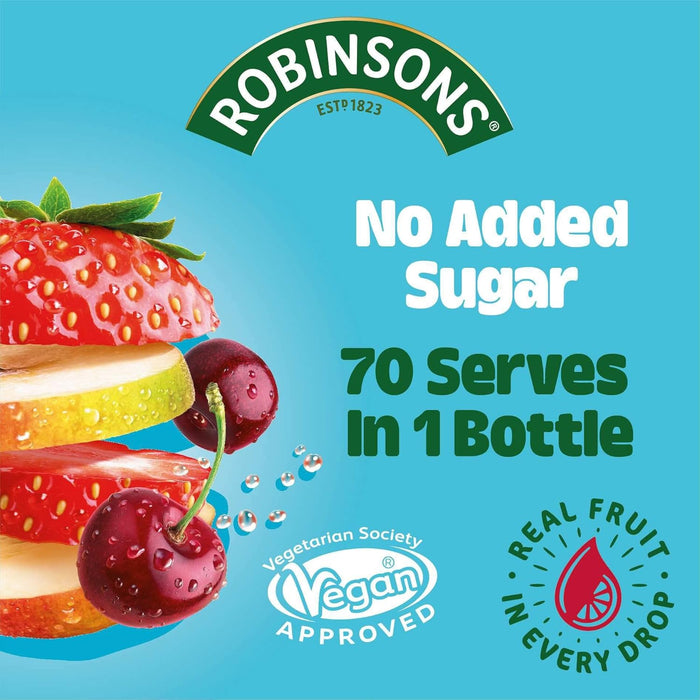 6 X 1.75L Robinsons Double Strength Apple & Blackcurrant No Added Sugar Squash BBE Jun 25 Sale Price £6