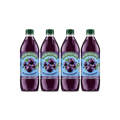 Robinsons Fruit Squash - Low Calorie Double Strength Blackcurrant 750ml (4x750mil)