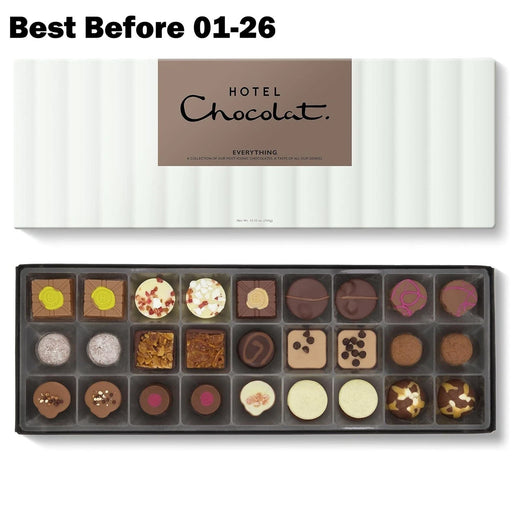 Hotel Chocolat Everything Sleekster 355g - Assortment of 27 Milk    BBE 01-26 RRP £29.99 Sale price £17.99