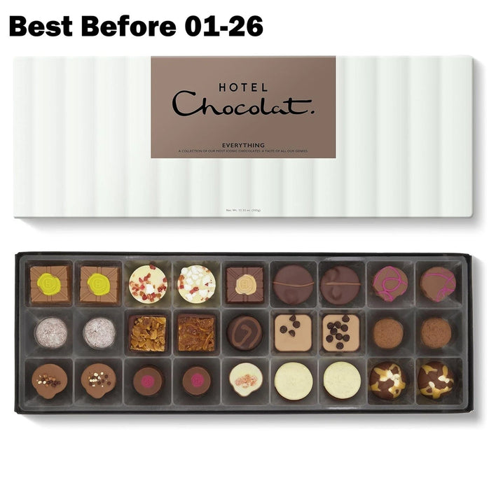 Hotel Chocolat Everything Sleekster 355g - Assortment of 27 Milk    BBE 01-26 RRP £29.99 Sale price £17.99