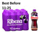 12X500ml Ribena Blackcurrant Juice Drink BBE 11-25 RRP £12 Sale £6.99