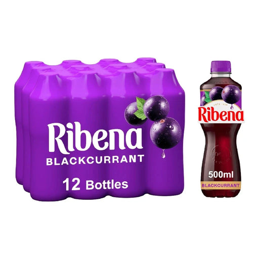 12X500ml Ribena Blackcurrant Juice Drink BBE 11-25 RRP £12 Sale £6.99