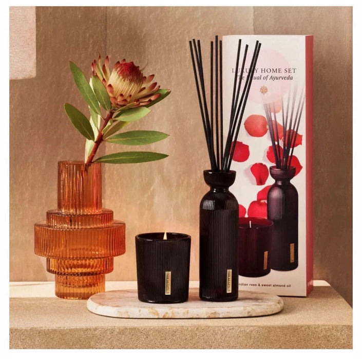 Ritual of Ayurveda Luxury Home Gift Set - 250ml Diffuser and 290g Candle  RRP £49 Sale price £29.99